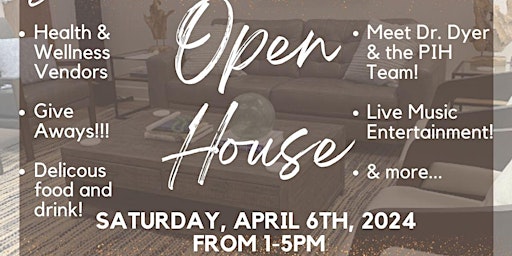 Imagen principal de PIH Spring Open House