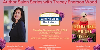 Imagem principal do evento Author Salon Series with Tracey Enerson Wood