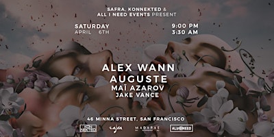 Immagine principale di Safra & Konnekted present Alex Wann & Auguste at Madarae! 