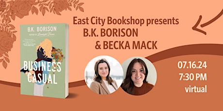 Virtual Event: B.K. Borison, Business Casual, with Becka Mack