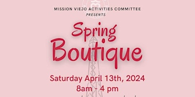 Imagen principal de Spring Boutique 2024. Our Theme is: Springtime in Paris