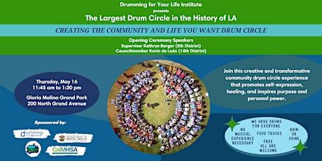 Creating the Community and Life You Want Drum Circle