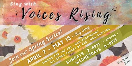 [Open Sessions] Voices Rising ~ Spring Series