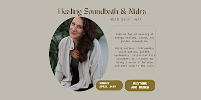 Imagem principal do evento Healing Soundbath and Nidra