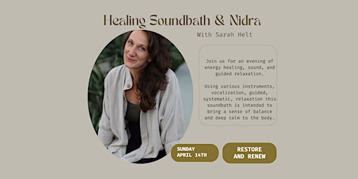 Healing Soundbath and Nidra primary image