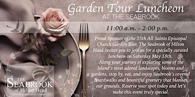 Garden Tour Luncheon at The Seabrook primary image