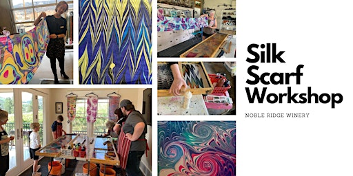 Imagem principal de Create a Silk Scarf, SIP & DIP Workshop- Okanagan Falls