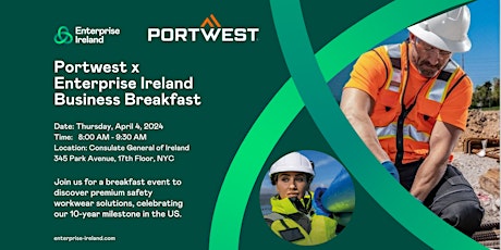 Portwest x Enterprise Ireland Business Breakfast