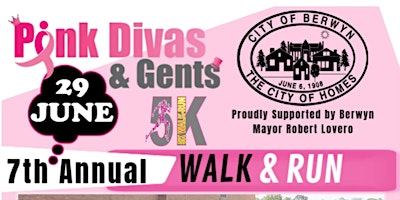 Imagem principal do evento PINK DIVAS & GENTS 7TH ANNUAL BREAST CANCER 5K WALK RUN