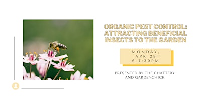 Imagem principal do evento Organic Pest Control: Attracting Beneficial Insects to the Garden