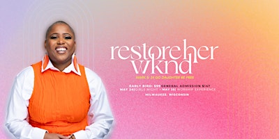 RESTORE HER WKND. primary image