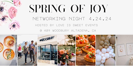 Imagem principal do evento Spring of Joy Business and Event Professionals Networking Night