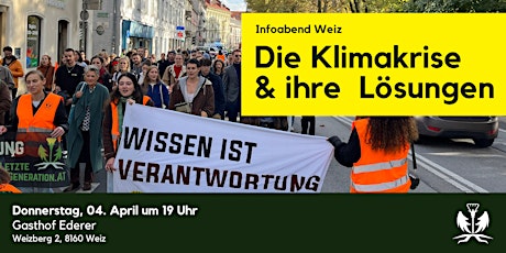 Infoabend - Die Klimakrise und ihre Lösungen