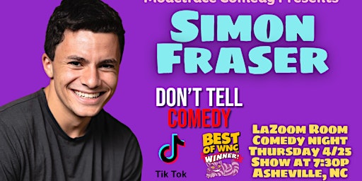 Modelface Comedy Presents Simon Fraser at LaZoom primary image