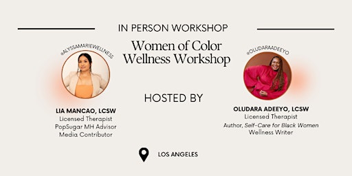 Primaire afbeelding van Women of Color Wellness Workshop