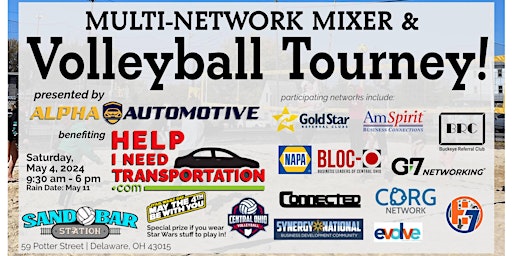 Immagine principale di HINT Multi-Network Mixer & Volleyball Tourney! Q2-2024 