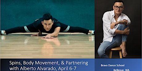 Alberto Alvarado Workshops:  Body Movement, Spins, & Partnering