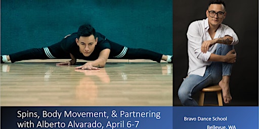 Primaire afbeelding van Alberto Alvarado Workshops:  Body Movement, Spins, & Partnering