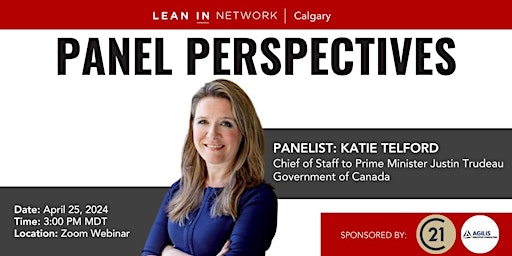 Imagem principal do evento Lean In Network Calgary: Panel Perspectives - Webinar Series