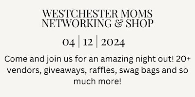 Imagem principal do evento Westchester Moms Network & Shop