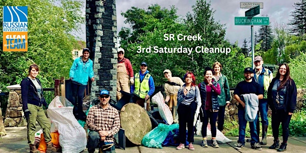 Olive Park, Santa Rosa Creek 3rd Saturday Cleanup