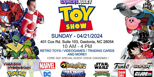 Gamers Alley Toy Show 4/21 primary image