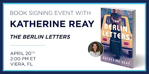 Immagine principale di Katherine Reay "The Berlin Letters" Book Signing Event 