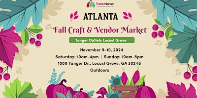 Imagem principal do evento Atlanta Fall Craft and Vendor Market