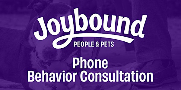 Dog - Phone Behavior Consultation