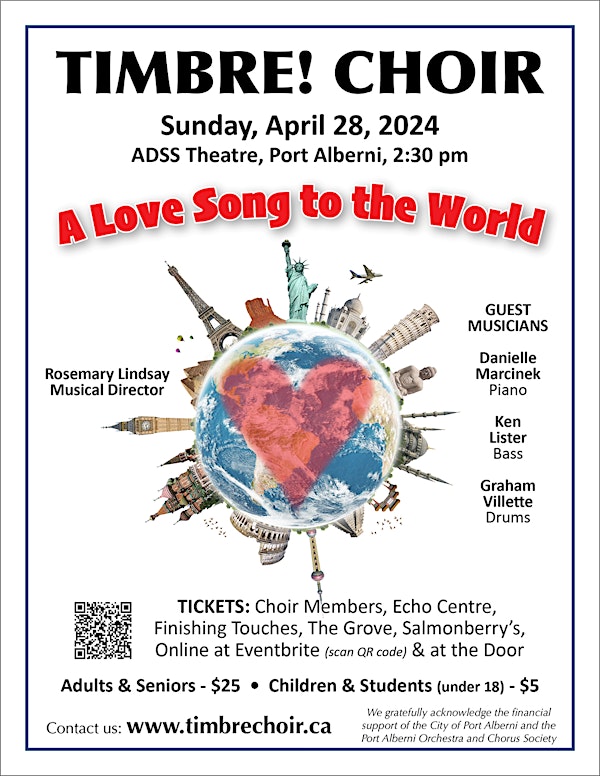 Timbre! Choir: A Love Song to the World