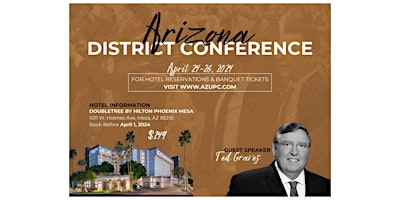 Imagen principal de AZ District Conference 2024 - Meal Vouchers