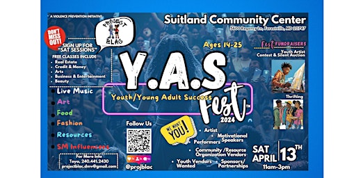 Imagem principal do evento Y.A.S Fest (Young Adult Success)