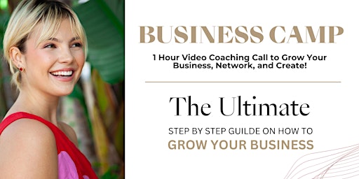 Immagine principale di She Connects Business Camp - Coaching Call to Grow Your Biz! 