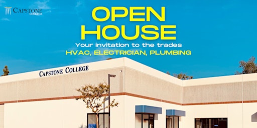 Primaire afbeelding van HVAC, Plumbing, Electrical - Capstone College Spring Open House