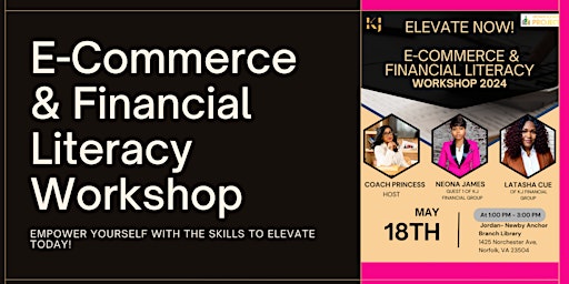Elevate Now! E-Commerce & Financial Literacy Workshop primary image