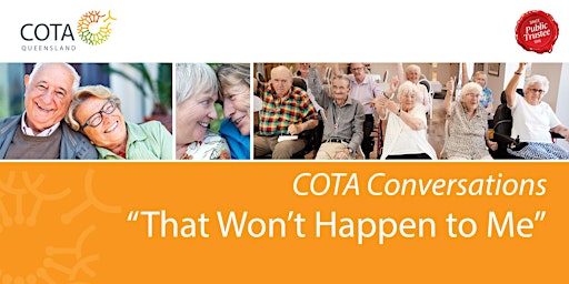 Imagem principal do evento COTA Conversations: "That Won't Happen to Me" | Mackay