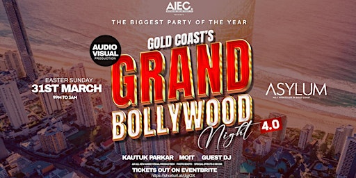 Imagem principal do evento THE GRAND BOLLYWOOD NIGHT 4.0 - Gold Coast's Biggest Bollywood Party