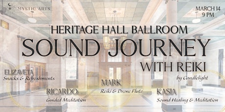 Hauptbild für Sound Journey and Reiki by Candlelight - Heritage Hall Ballroom