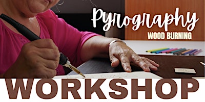 Imagem principal do evento Creative Pyrography Workshop for beginners. Saturday 8th June10am -12