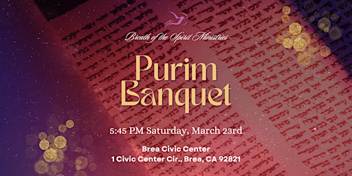Purim Anointing and Banquet of Blessings primary image