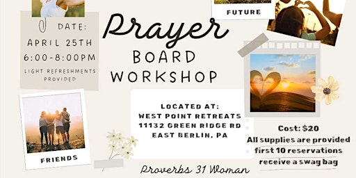 Imagem principal do evento Prayer Board Workshop