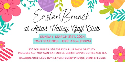 Imagem principal do evento Easter Brunch at Atlas Valley Golf Club