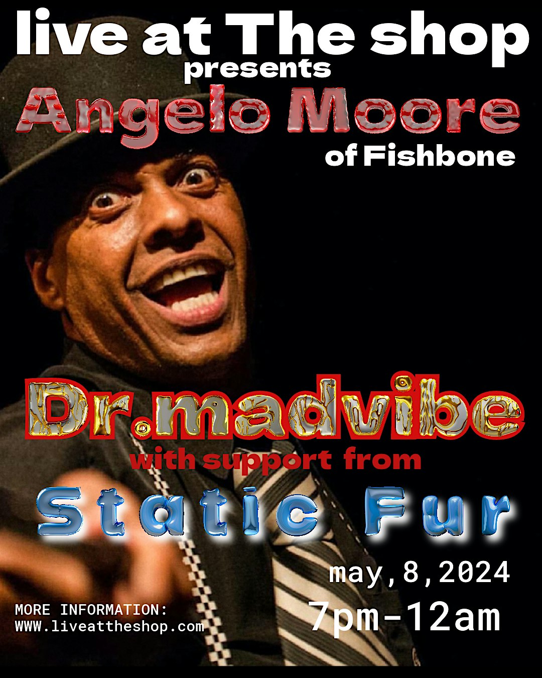 Angelo Moore of (FishBone) /Static Fur