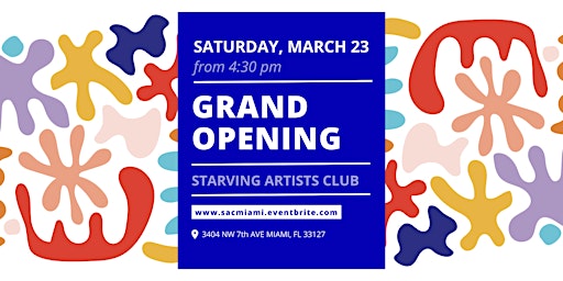 Hauptbild für Starving Artists' Club GRAND OPENING