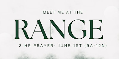 Primaire afbeelding van The RANGE: PRAYERWORKS!