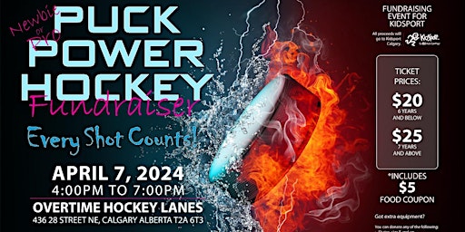 Primaire afbeelding van Puck Power Hockey Fundraiser