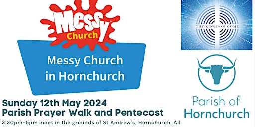 Primaire afbeelding van Messy Church in Hornchurch Prayers and Pentecost 12.5.24