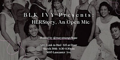 Primaire afbeelding van HERStory, An Open Mic Night