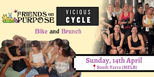 Imagem principal do evento Friends On Purpose x Vicious Cycle: Bike and Brunch