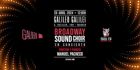 BROADWAY SOUND CHOIR EN CONCIERTO